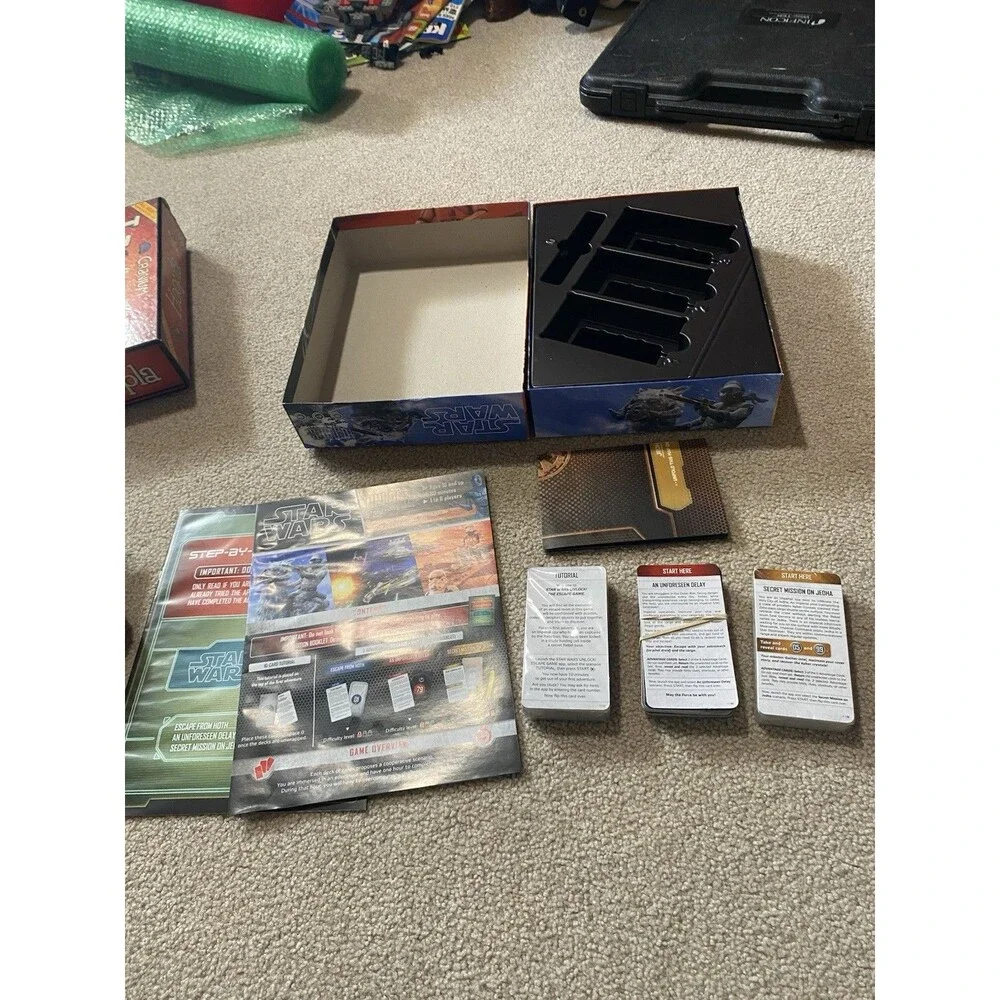 Star Wars Unlock The Escape Game Board Game Complete 2 New Decks